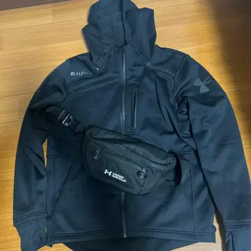 언더아머 후드티, 백 세트 블랙