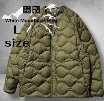 유니클로 White Mountaineering 울트라 라이트 다운 L