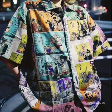 XRAGE 죠죠의 기묘한 모험 반팔 셔츠