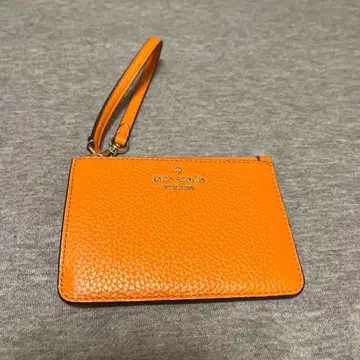 케이트 스페이드 오렌지 카드 케이스 패스 케이스