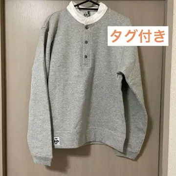 참스 허리케인 탑 그레이 택 포함 새상품 남성용 S 맨투맨