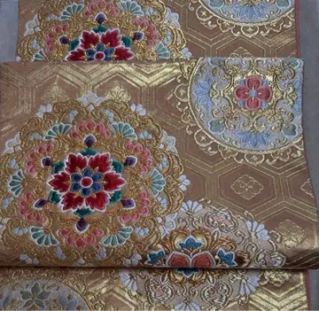 육통 순수 실크 후쿠로 오비 성인식 후리소데 기모노