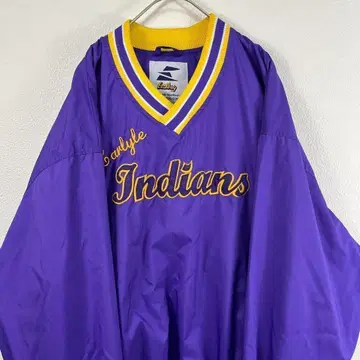 USA 구제 의류 eastbay 나일론 풀오버 나일론 자켓 자수 보라색