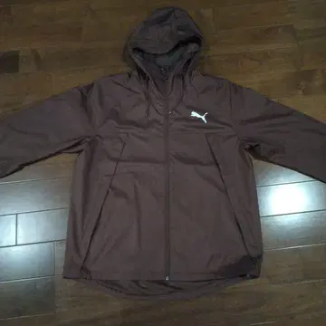 [ 새상품급 ] Puma 후드 부착 나일론 자켓 M 사이즈 브라운