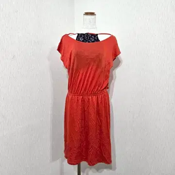 바나나 리퍼블릭 프렌치 슬리브 원피스 (38) 일본제 오렌지 계열