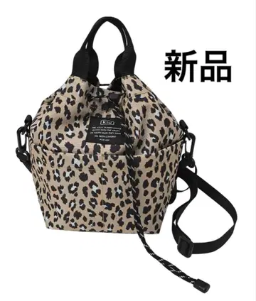 kiu 키우 숄더백 레오파드
