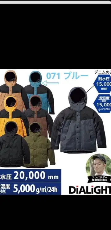 제조 중지 블루 워크맨 이지스 피전 다운 파카 LL 사이즈