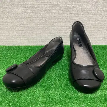 ecco 가죽 플랫 웨지 밑창 펌프스 신발