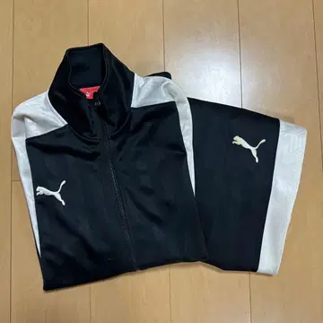 PUMA 저지 블랙/화이트 S-M