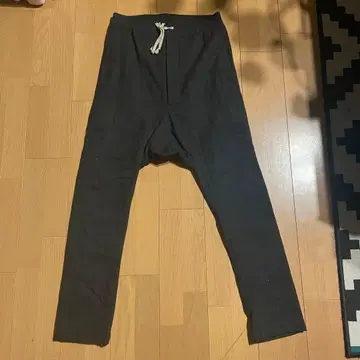 다크 그레이 사루엘 팬츠 드로우 스트링 포함