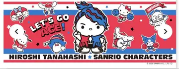 신일본 프로레슬링 타나하시 히로시 x 산리오 콜라보 페이스 타월