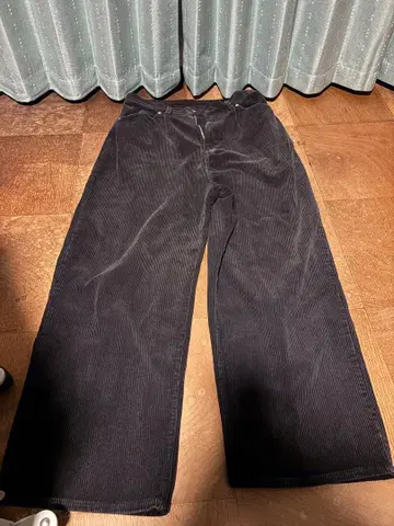 NAKER 와이드 스트레이트 코듀로이 팬츠