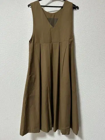 kbf 브라운 A라인 원피스