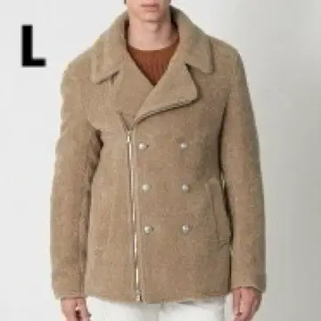 LOVELLESS 베이지 더블 라이더 자켓 L 보아 새상품급 울트라 웜