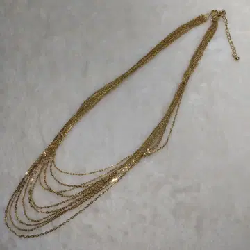 골드 목걸이 복수 체인