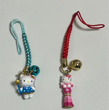 헬로키티 스트랩 세트 지역 한정 키티