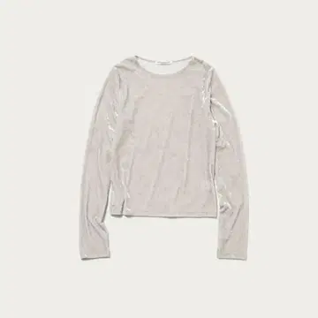 BEAUTY&YOUTH 벨로아 긴팔 상의 내추럴