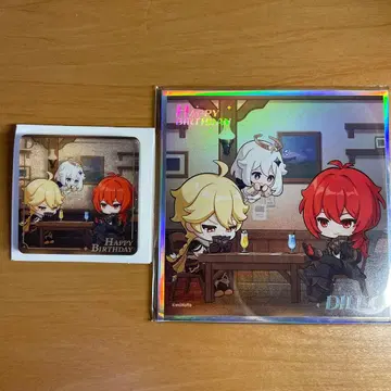 원신 딜루크 아크릴 마그넷 & 색지