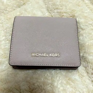 MICHAEL KORS 이단 접이식 지갑 라이트 핑크