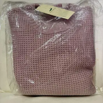 크로커다일 니트 핑크 라벤더