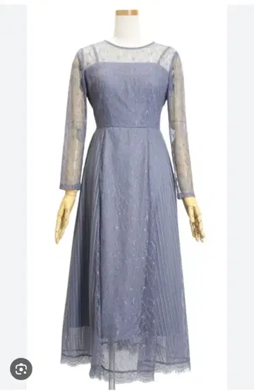 레이스 드레스 긴팔