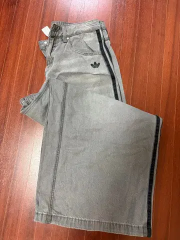 adidas 아디컬러 데님 팬츠 워시 그레이