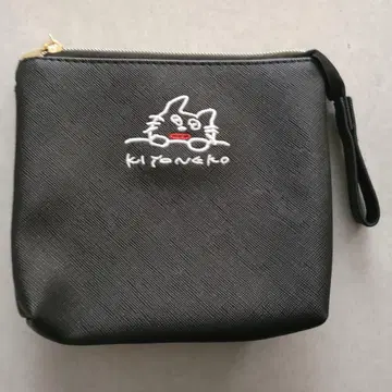 도쿄돔 키요 키요고양이 파우치 블랙