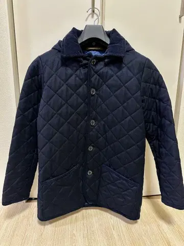 MACKINTOSH 매킨토시 후드 부착 웨이버리 36 네이비