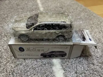 스바루 OUTBACK 1/43 실버 빛나는! 부딪히지 않는 미니카