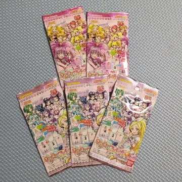 스위트 프리큐어 갈아입는 스위트 카드 프리큐어 올스타즈 5종 세트