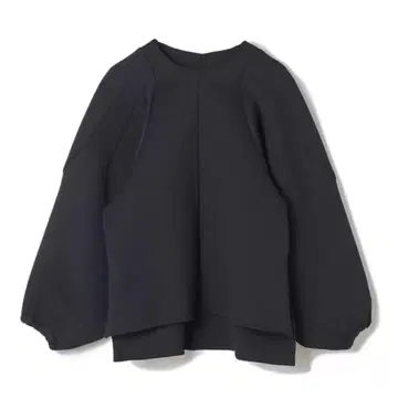 새상품 E by clat 종이상자 니트 소매 볼륨 상의 블랙