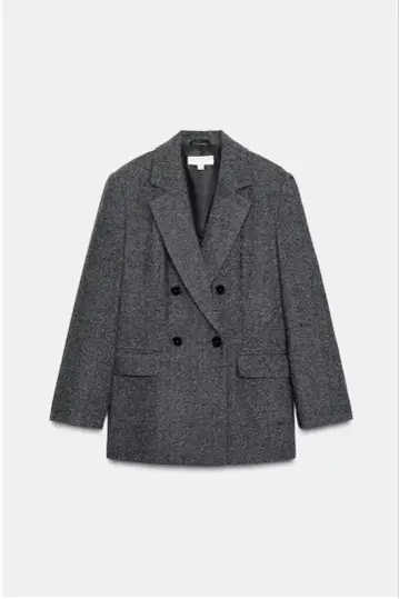 ZARA 더블 브레스트 오버 사이즈 블레이저