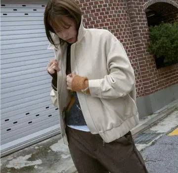 [ 새상품급 ] ZARA 스웨이드 이펙트 오버 사이즈 자켓