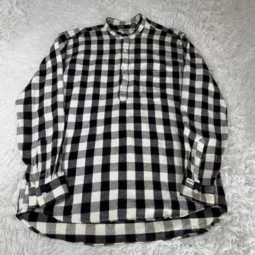 GOOD ENOUGH GDEH 블록 체크 풀오버 셔츠