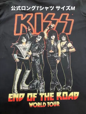KISS END OF THE ROAD WORLD TOUR 티셔츠 영국제