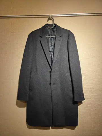 nano UNIVERSE 다크 그레이 체스터 코트 S 사이즈