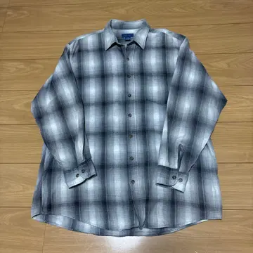 타운크래프트 플란넬 셔츠 옴브레 섀도우