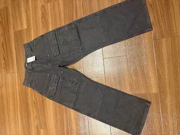 XLARGE 블랙 카고 데님 팬츠 32