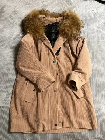 Bobon21 코듀로이 모즈 코트