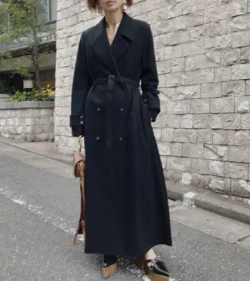 BELT FLARE LONG COAT