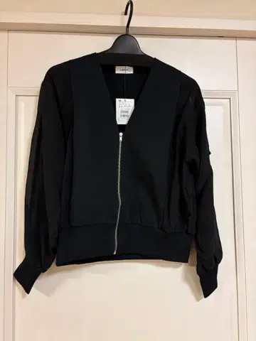 블랙 집업 자켓