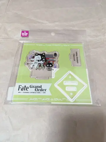 FGO 산리오 콜라보 아크릴 스탠드 플레이트 아시야 도만 초코캣