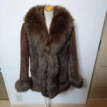 indio 브라운 무스탕 코트