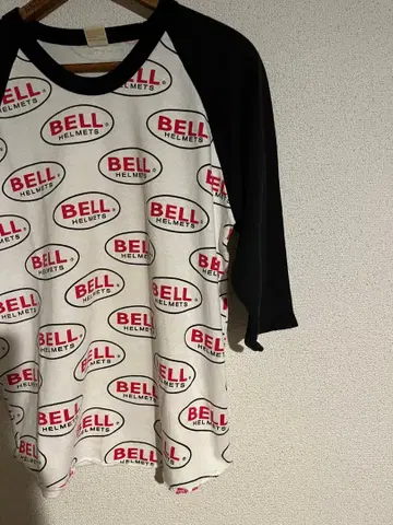 빈티지 70년대 스포츠 웨어 벨헬멧 래글런 T셔츠