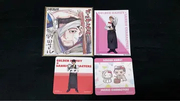골든 카무이 산리오 캐릭터즈 코스터 색지 세트 오가타 햐쿠노스케