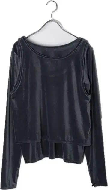 LEPSIM 시어 벨로아 탱크 세트 풀오버 미사용 새상품 네이비 렙심