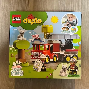 레고 듀플로 사다리차 LEGO Duplo 소방차