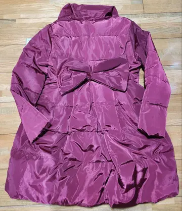 새상품 FRURUE 백리본 롱 자켓 레드