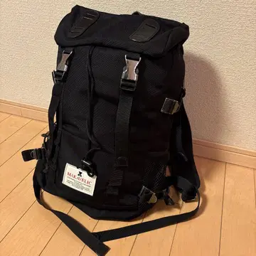 MAKAVELIC 롤탑 백팩 블랙