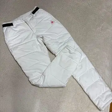 르꼬끄 페더 다운 팬츠 7호 화이트 S 웜 팬츠